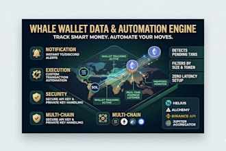 build a real time wallet tracker and transaction automation tool for solana