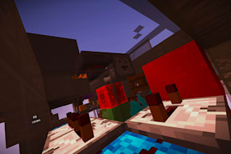 build a simple minecraft prison for you