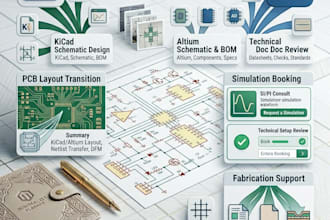 design electronic circuits and schematics for your project