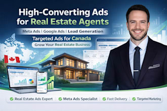 run facebook ads and google ads for real estate leads in canada