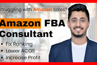 be you amazon fba consultant and ppc ads expert
