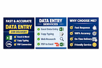 provide reliable data entry services