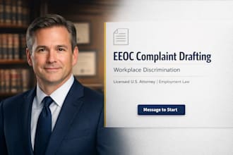 professionally draft your eeoc complaint for workplace discrimination