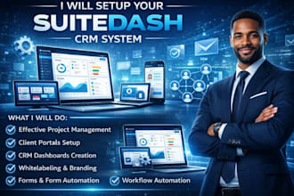 setup suitedash dashboard task automation suitedash client portal crm management