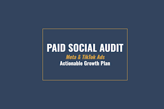 audit your paid social ads and improve performance