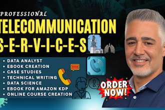 do telecommunication network research, case studies, telecom writing
