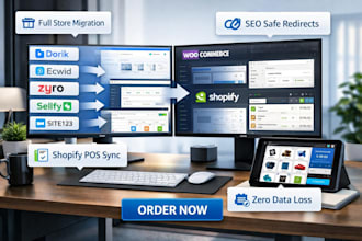 migrate dorik ecwid zyro sellfy site123 to woocommerce shopify pos integration