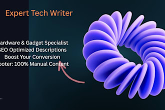 write technical user manuals for gadgets