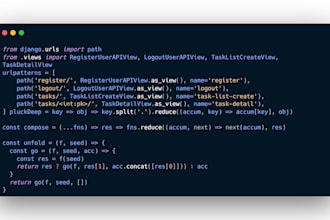 build or fix small python, django, drf backend tasks