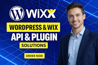 fix or develop wordpress website, wix API nodejs API plugin development wix velo