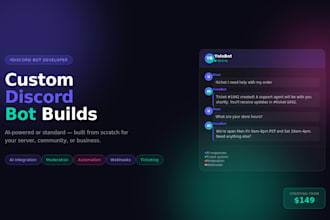 build a custom discord bot for your server including ai