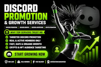 discord promotion, discord growth, discord advertising, crypto promotion