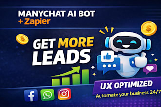 build manychat ai chatbot for lead generation with UX strategy