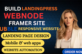 landingpress landingpage dropshipping website weblium sitew elementor framer sas