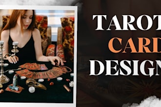 design a professional tarot card illustration for digital use