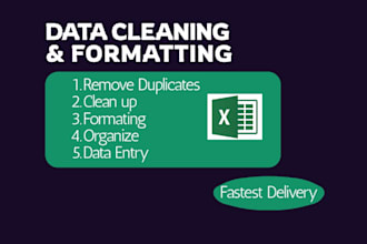 clean, merge, split, format excel data