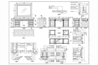 do professional woodworking millwork cabinet and carpentry shop drawing