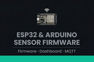 build esp32 stm32 firmware with web app dashboard