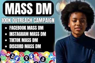send tiktok mass dm, instagram bulk message facebook direct message