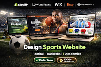 design football academy website basketball website football website sports web