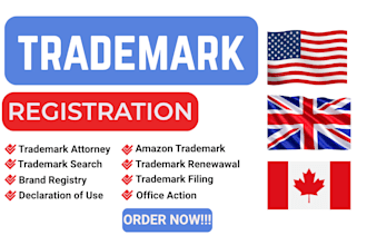 do trademark registration and search, amazon brand registry in USA, UK,eu,canada