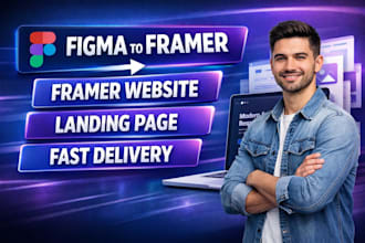 do framer website design and figma to framer conversion