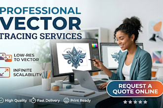 do vector tracing or convert to vector quickly