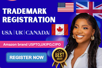 register your brand with uspto and amazon
