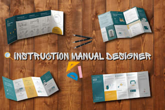design instruction manual or user guide ebook formatting