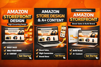 design amazon storefront, amazon brand store collection page front to back