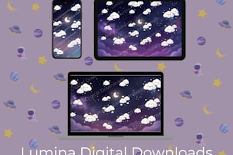 create aesthetic wallpapers for smartphone, pad, tablet, desktop and laptop