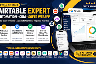 do airtable database airtable automation softr webapp glide client portal notion