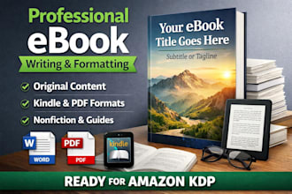 ghostwrite a bestselling ebook for amazon KDP