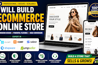build tilda cscart xcart saleor shopware jumpseller product website store design