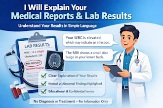 interpret your medical report and labs
