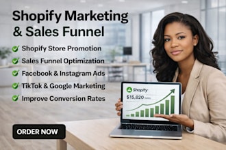 shopify sales funnel shopify promotion ecommerce marketing shopify store