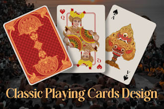 design premium classic playing cards