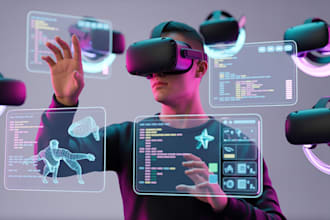 develop a high quality VR, ar, mr application in unity, quest, htc vive, oculus