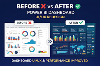 improve your power bi dashboard UI UX