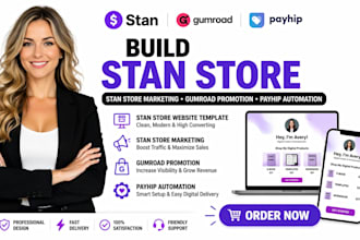 build stan store stan store marketing gumroad promotion payhip automation