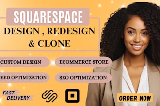 design squarespace website, squarespace redesign, squarespace landing page