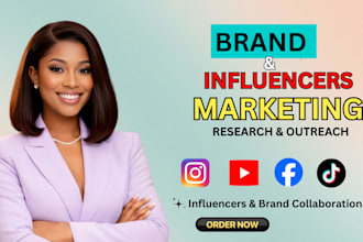 be your brand outreach specialist for creators and brand partnerships