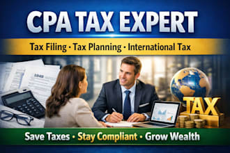 do CPA tax filing, tax planning, and international tax consulting services