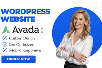 build wordpress website with avada theme