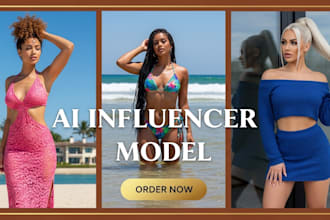 do ai influencer model for ai onlyfans, fanvue, ai product and social media