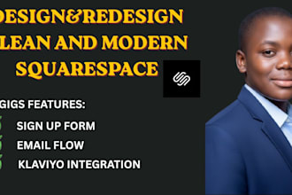 design and build a custom squarespace website