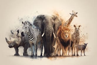 draw all kinds of animals