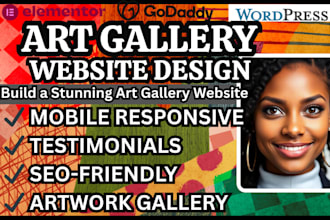art gallery website artist portfolio site online art gallery creative website