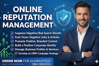 help to improve your online reputation management, local SEO push down bad links