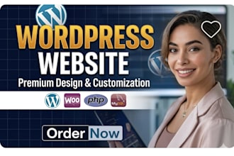 design and build a professional wordpress business website